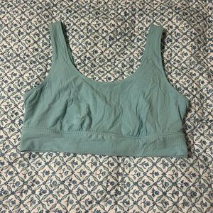 Old Navy Ribbed Aqua Bralette